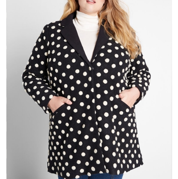 NWOT Modcloth Salient Style Wool Coat - Picture 3 of 12